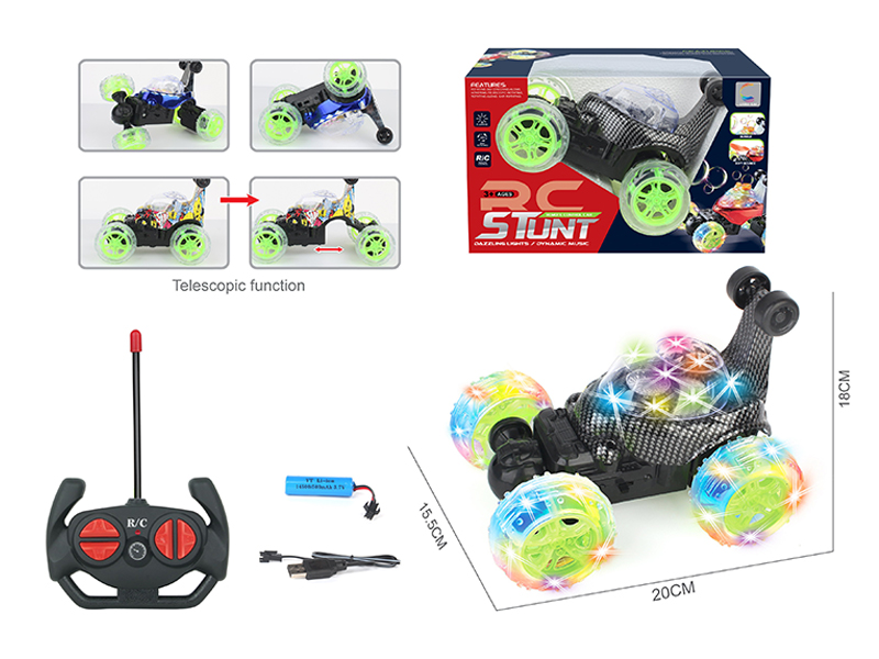 R/C Telescopic Stunt Tipper (Carbon Fiber Pattern)