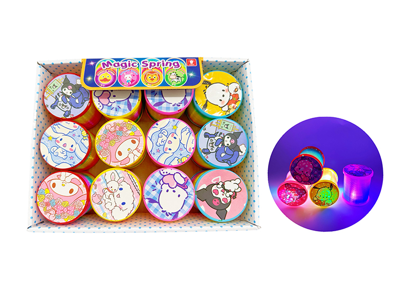 Sanrio Rainbow Spring With Lights 12pcs