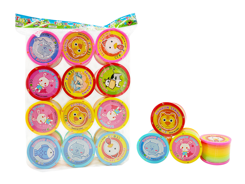 Rainbow Spring(Animal Lid)12PCS