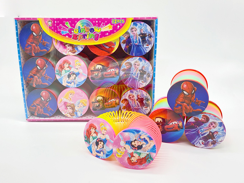 7*6.5CM Rainbow Spring (Cars/Frozen/Princess/Spider-Man Lid)