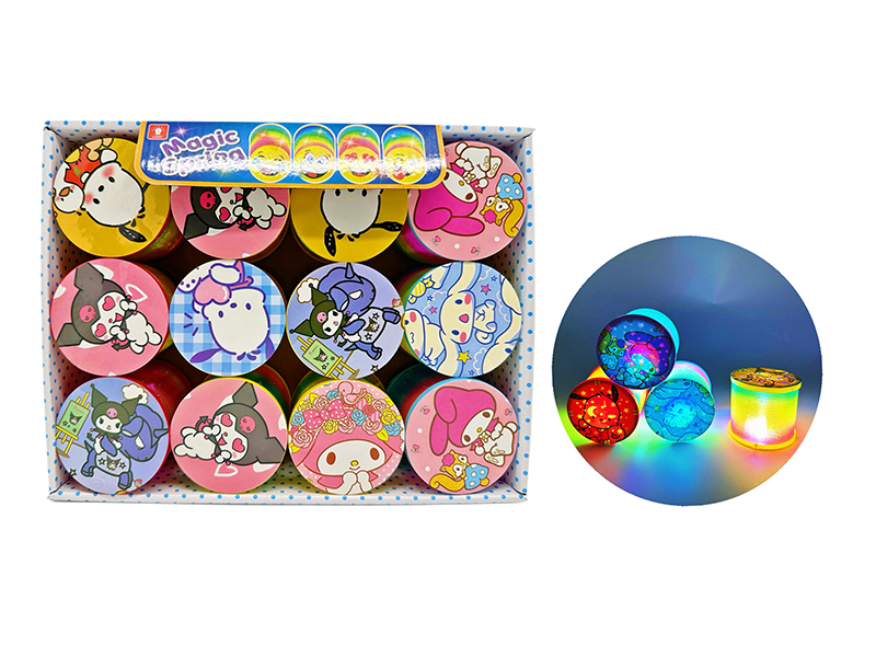 Sanrio Rainbow Spring With Lights 12pcs