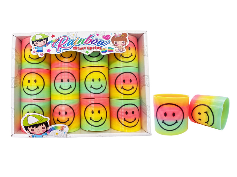 Smile Face Rainbow Spring 12pcs