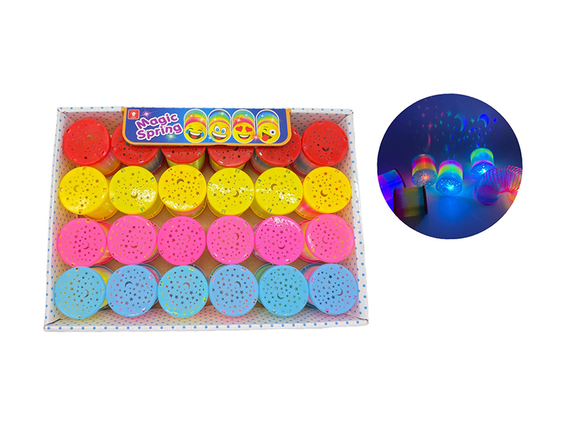 5*6CM Light Projection Rainbow Spring  24PCS