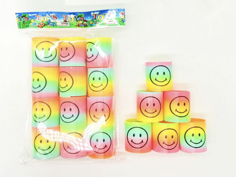 Smile Face Rainbow Spring 12pcs