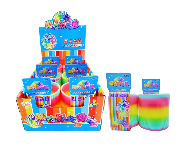 8.7*9CM Rainbow Spring 6PCS