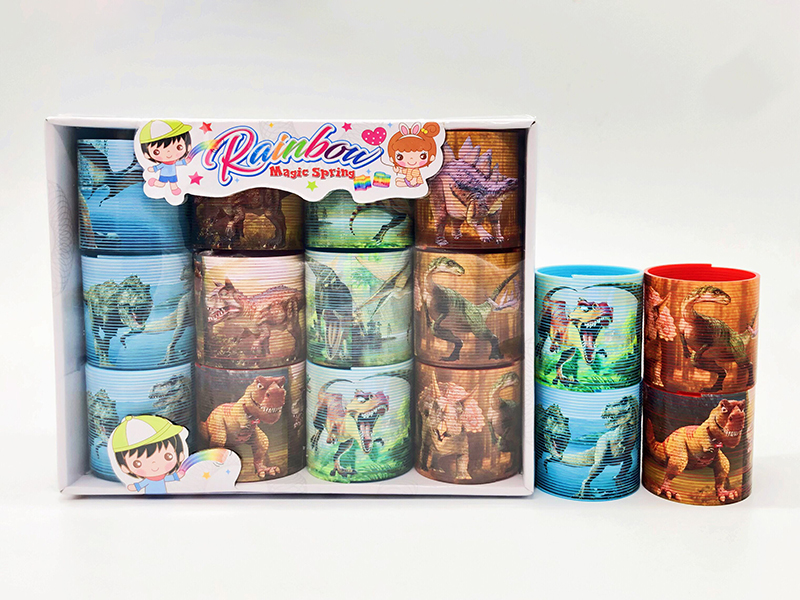 Dinosaur Rainbow Spring 12PCS