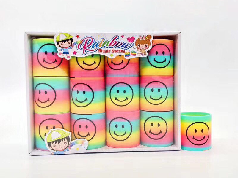 Smile Face Rainbow Spring 12pcs