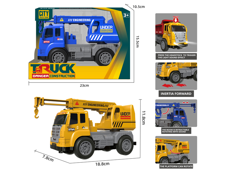 Friction Engineering Truck Crane With Sound And Light