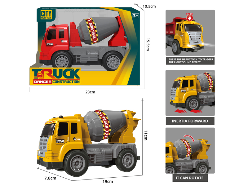 Friction Engineering Truck Mixer With Sound And Light