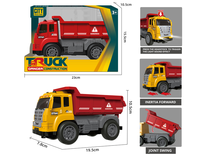 Friction Engineering Dump Truck With Sound And Light