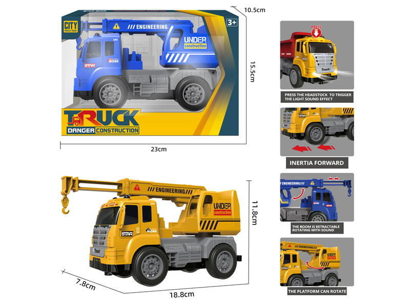 Friction Engineering Truck Crane With Sound And Light