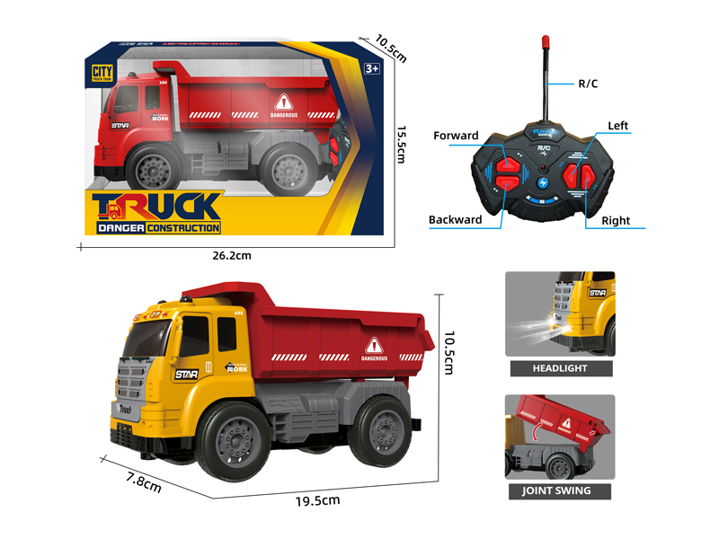4CH R/C Engineering Dump Truck