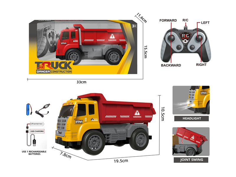 4CH R/C Engineering Dump Truck