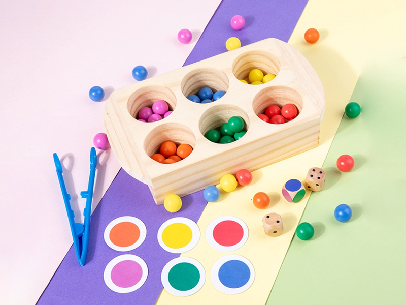 Wooden Toys Color Sorting Box