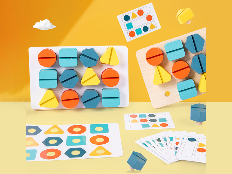 Wooden Screw Matching Toys