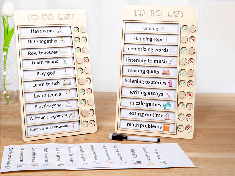 Wooden Self-Regulating Punch Board