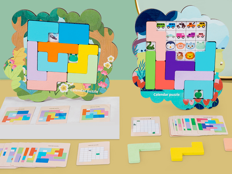 Wooden Tetris Puzzle