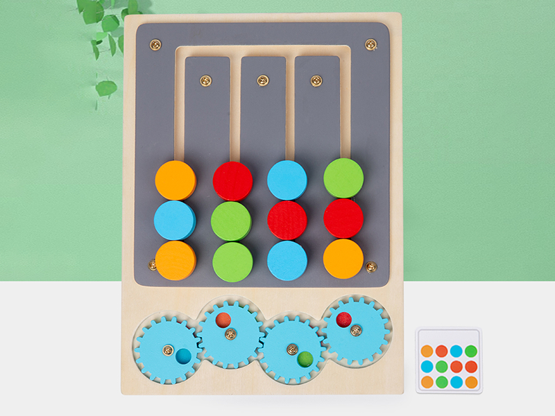 Wooden Four Color Matching Toys