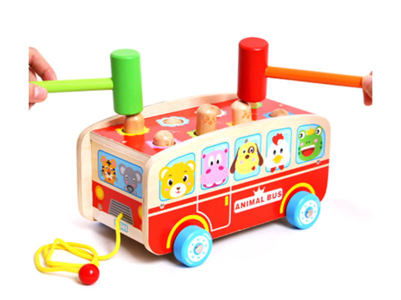 Wooden Pull Toys Whack A Mole