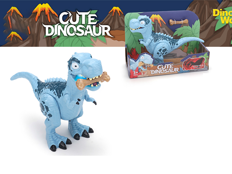 Q Version Tyrannosaurus With Sound And Light (Blue)