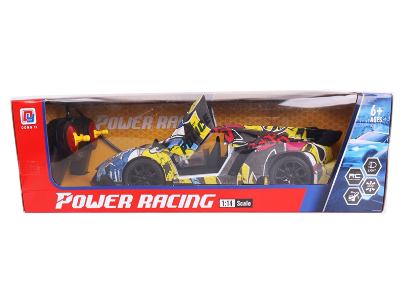 1:14 4-Channel Remote Control Graffiti Lamborghini Car