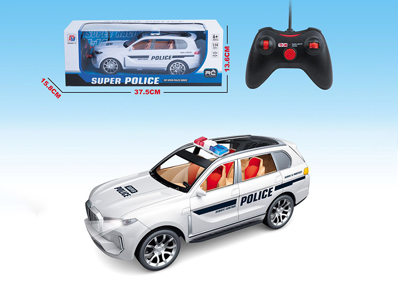 1:14 BMW x7 4-Channel Remote Control Police Car