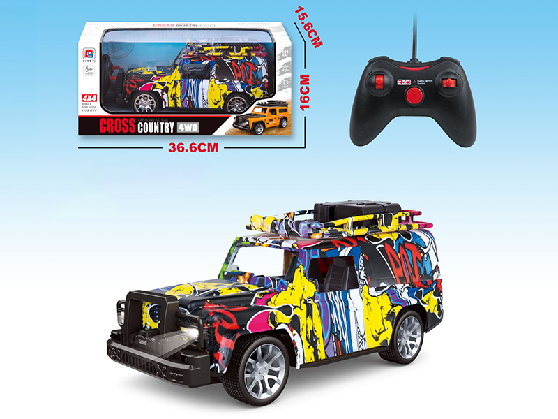 1:14 Land Rover Defender 4-Channel Remote Control Water Transfer Printing Off-Road Vehicle