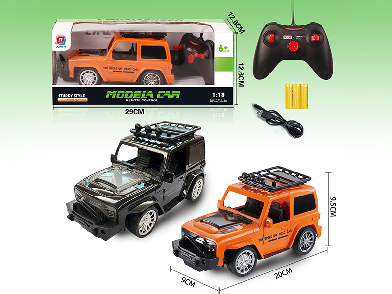 1:18 Wrangler 4-Channel Remote Control Car With Light