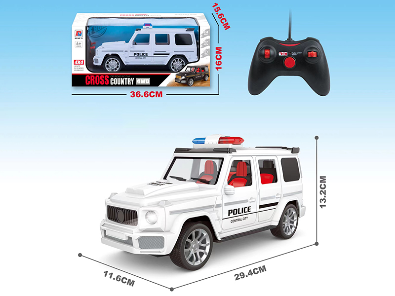 1:14 Benz Brabus 700 4-Channel Remote Control Police Car