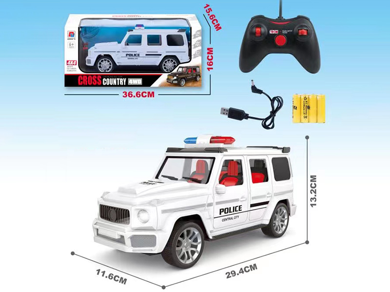 1:14 Benz Brabus 700 4-Channel Remote Control Police Car