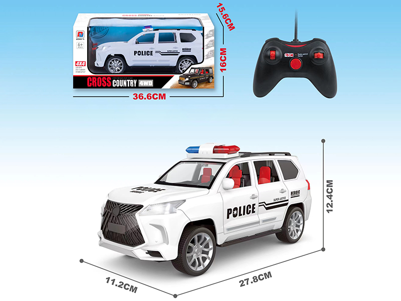 1:14 Lexus 570  4-Channel Remote Control Police Car