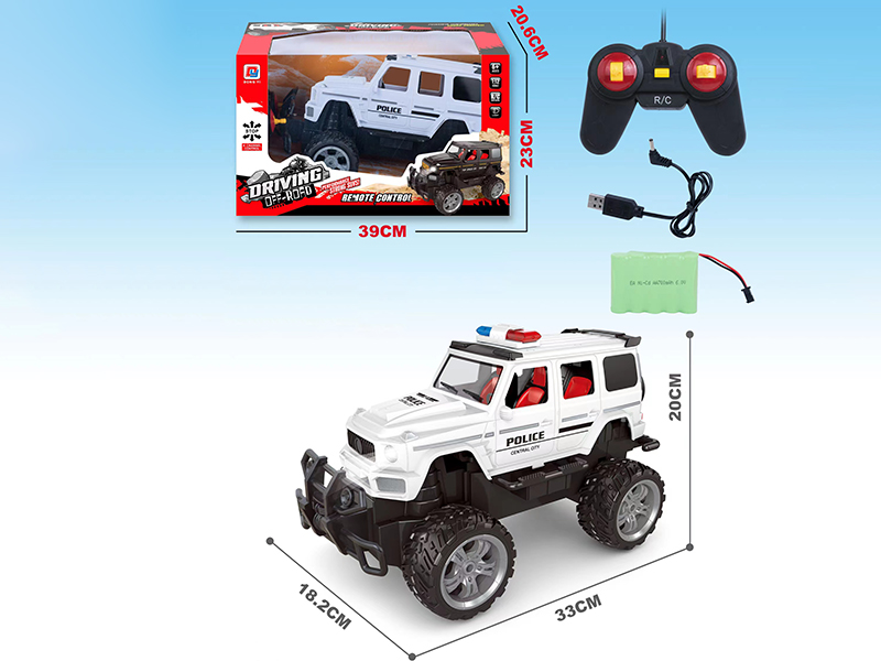 1:12 Benz Brabus 700 4-Channel Remote Control Off-Road Police Car
