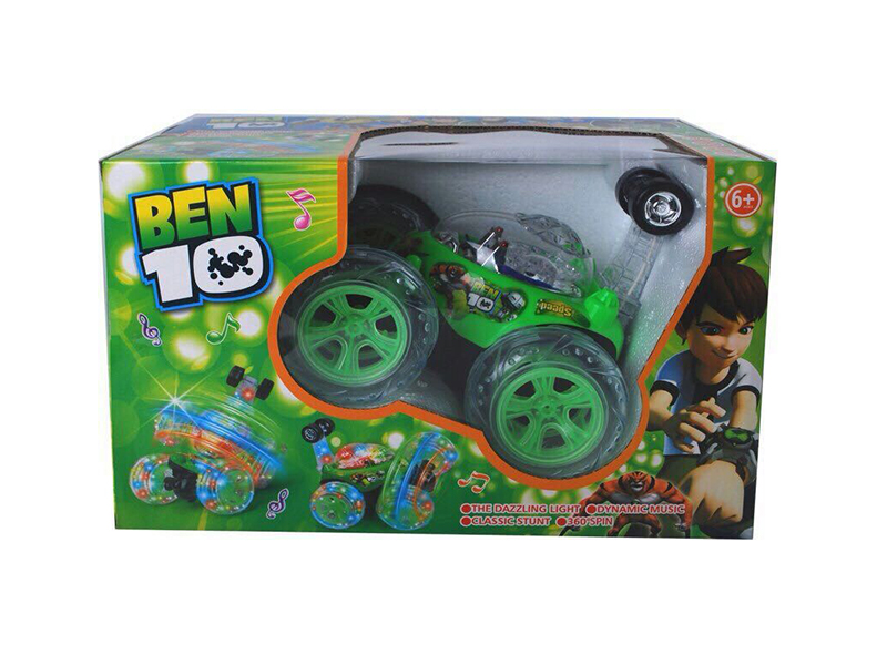 BEN10 4-Channel Remote Control Stunt Car