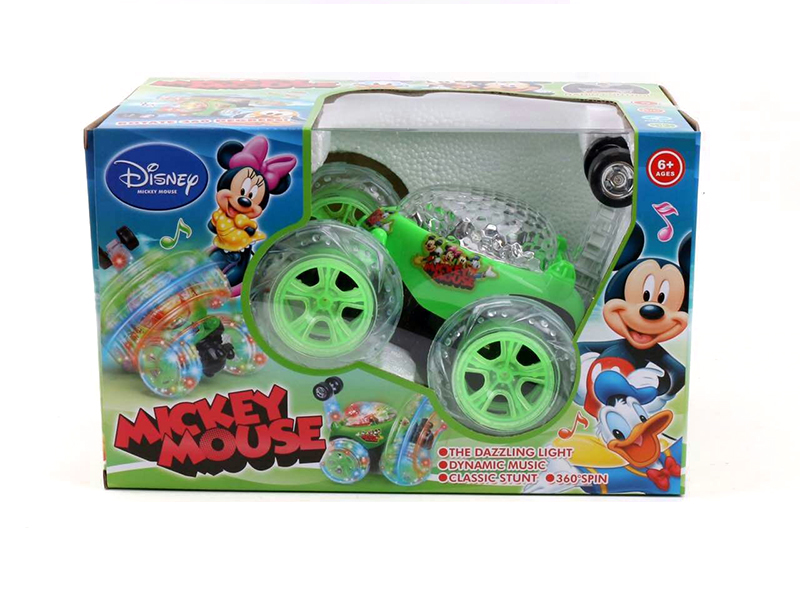 Mickey 4-Channel Remote Control Stunt Car
