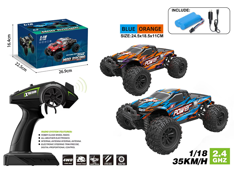 1:18 2.4G R/C 4Wd High Speed Pickup Truck