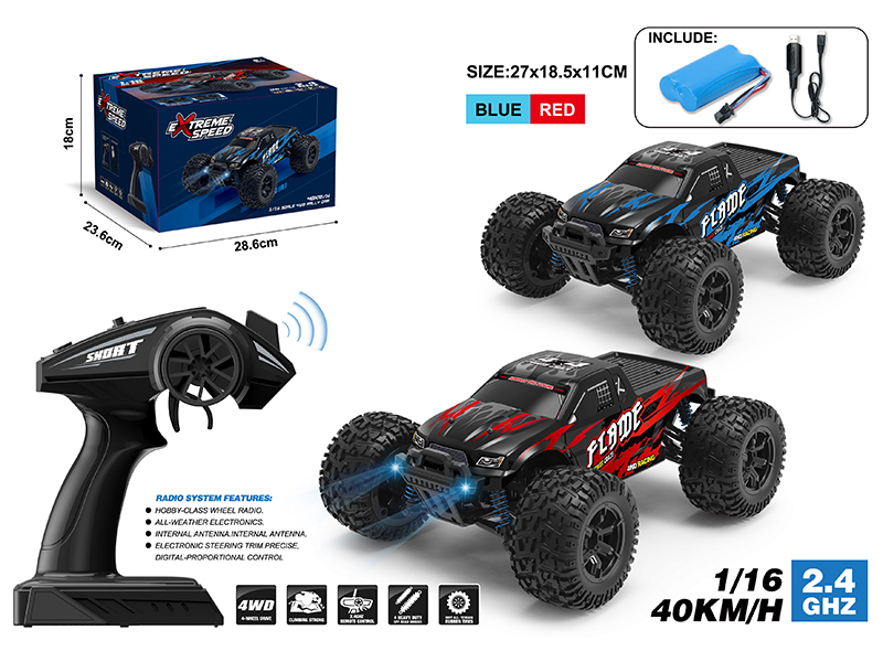 1:16 2.4G R/C 4Wd High Speed Pickup Truck