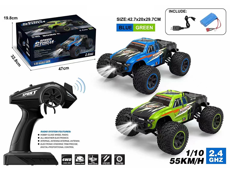 1:10 2.4G R/C 4Wd High Speed Pickup Truck