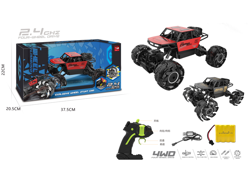 1:16 2.4G R/C Explosive Wheel Alloy Climbing Off-Road Vehicle