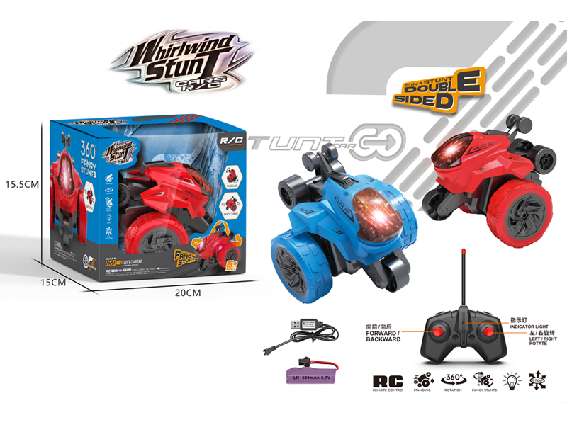 R/C Five Wheel Stunt Vehicle With Light (27Mhz)