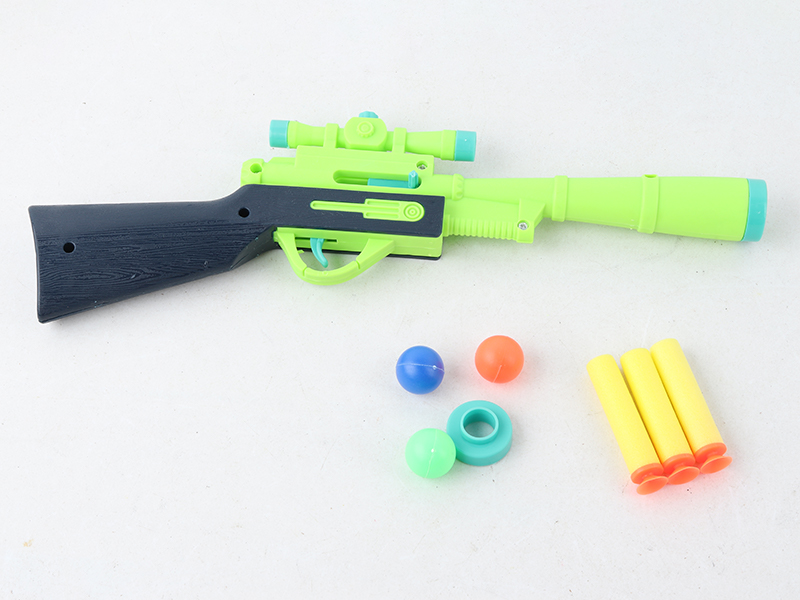 Ping-Pong Ball Soft Bullet Gun Toy Set