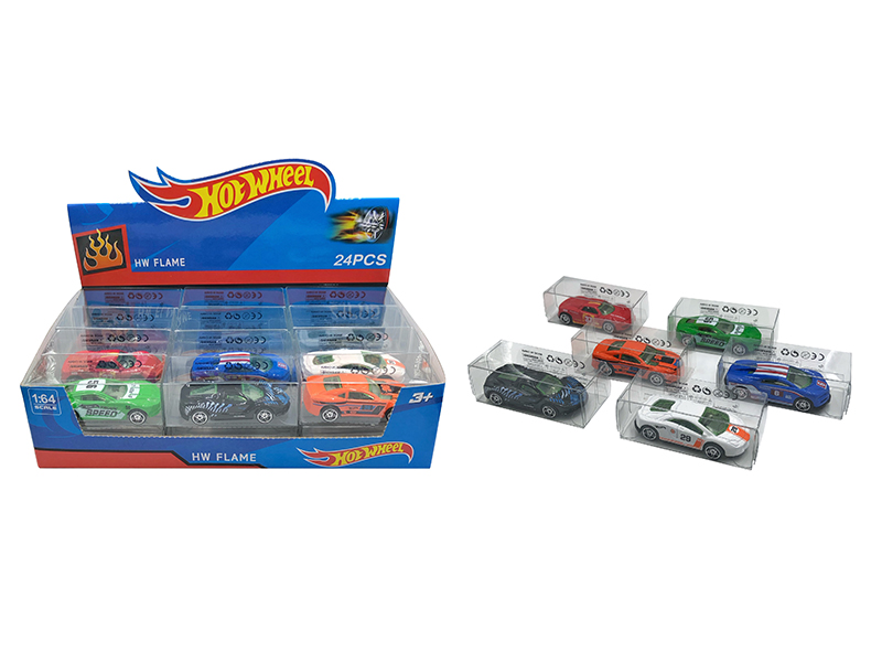 1:64 Slide Alloy Sports Cars 24pcs