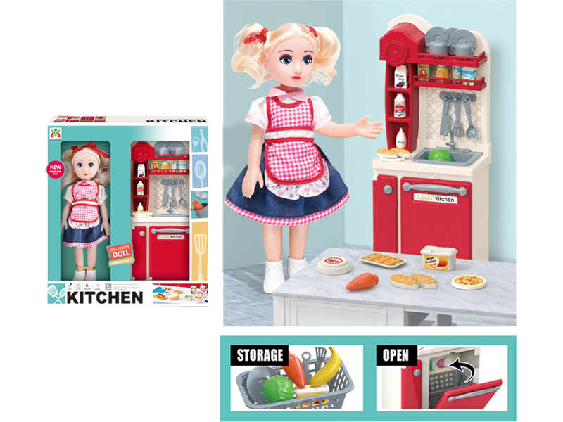 Kitchen Sink Toy Set With Doll