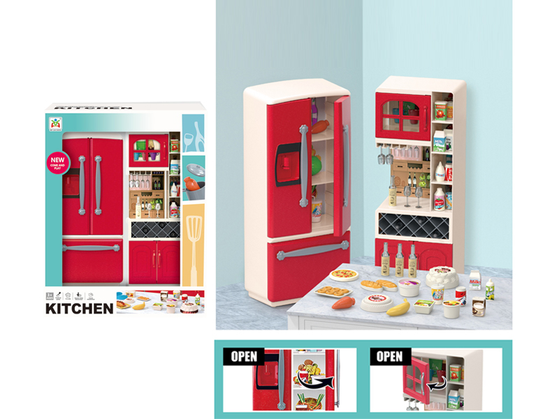 Refrigerator Wine Cabinet Toy Set