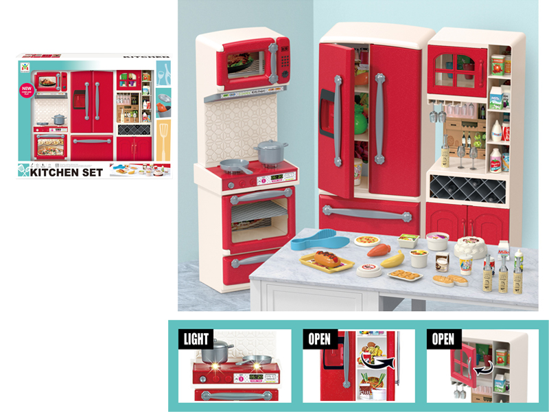Stoves, Wine Cabinets, Refrigerators Toy Set