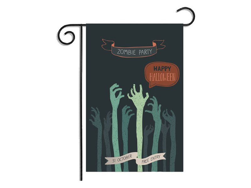 Halloween Garden Flag