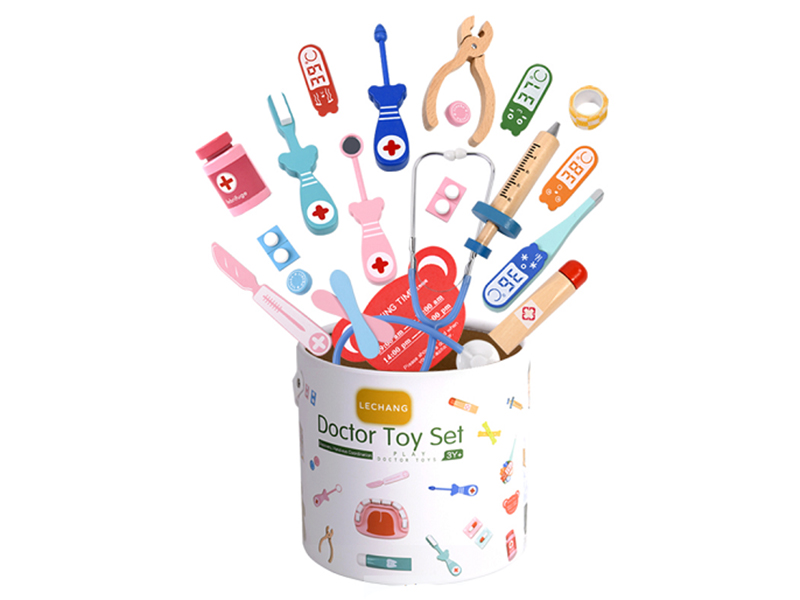 Wooden Doctor Toys 16pcs