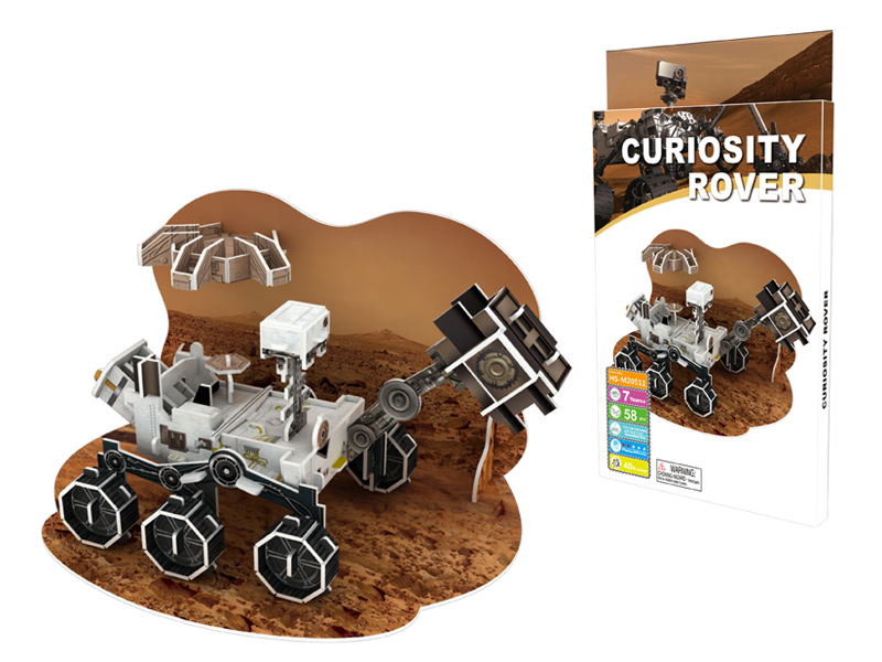 58Pcs 3D Puzzle Curiosity Rover