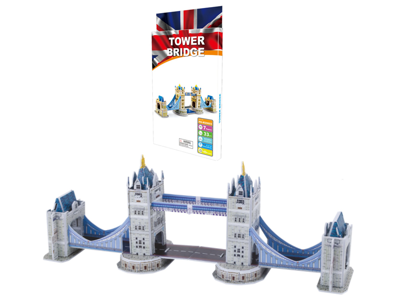 33Pcs 3D Puzzle Tower Bridge, London