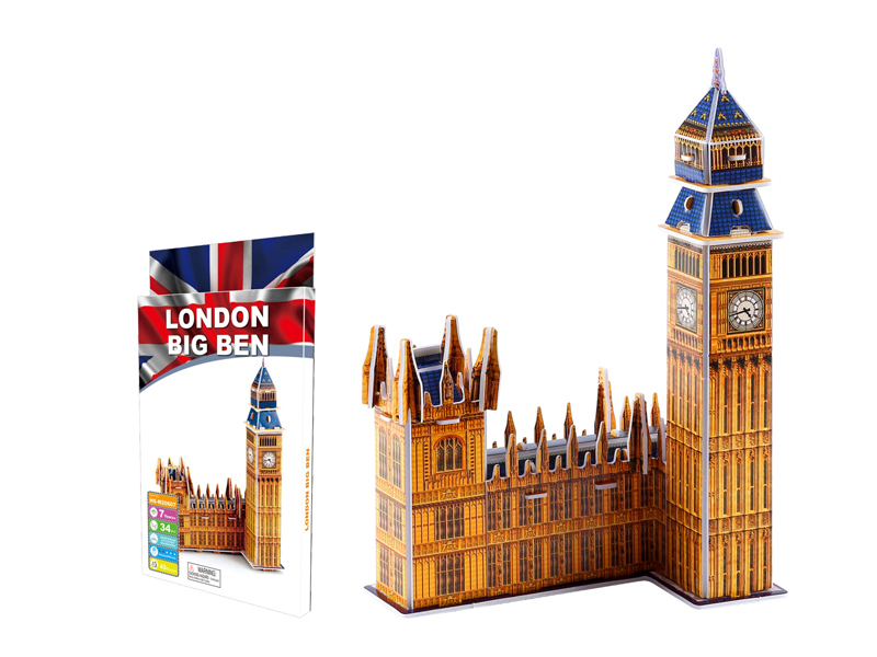 34Pcs 3D Puzzle Big Ben