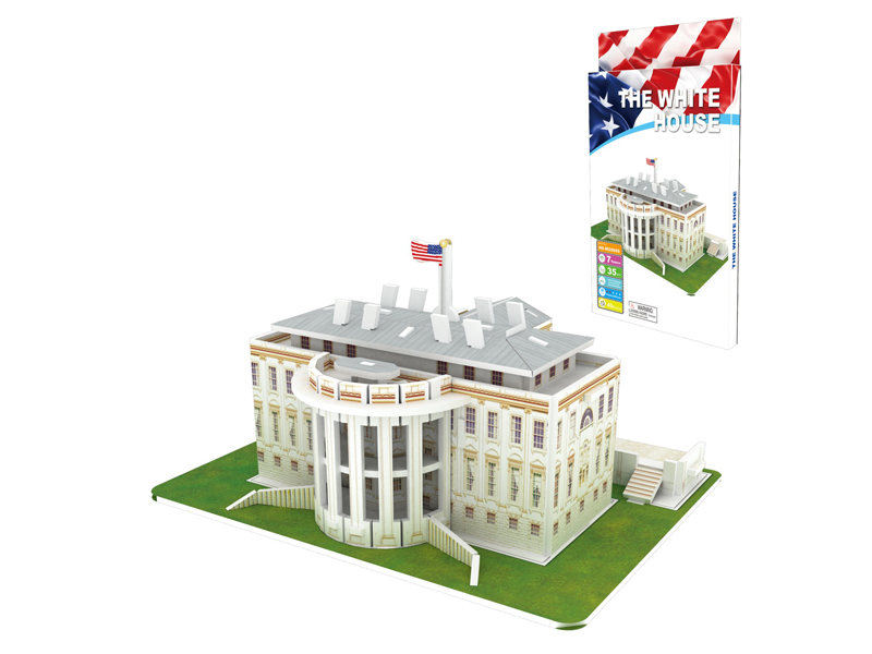 35Pcs 3D Puzzle The White House